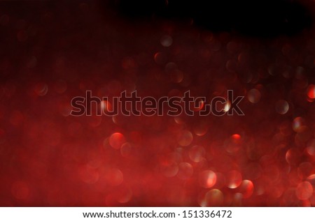 red defocused lights background. abstract bokeh lights . red glitter background.