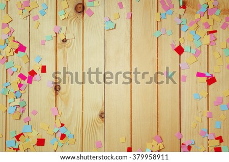 party background with colorful confetti