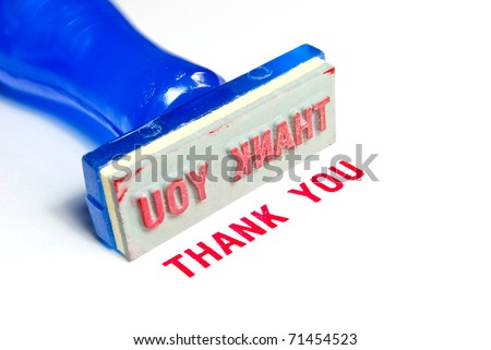 thank you letter background. stock photo : thank you letter