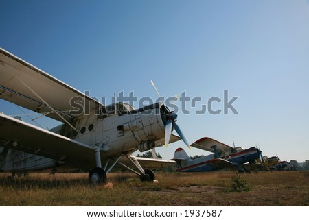 Vintage Aircraft - Concept of Air Transportation