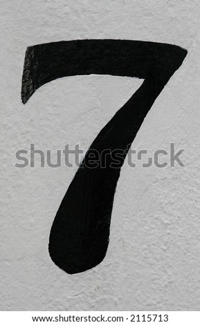 lucky number seven representing good fortune in life, love and business