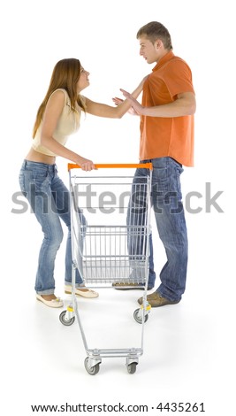Quarreling With Trolley With Trolley Quarreling And Diiscussing