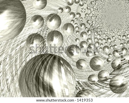 background texture  from silver spheres