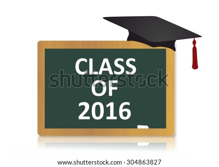 Class of 2016 - graduation chalkboard