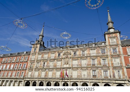 Principal Building in Plaza Mayor in Madrid (Spain)