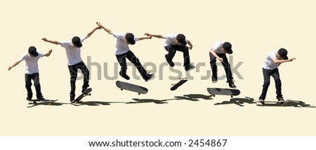 skateboarding sequence