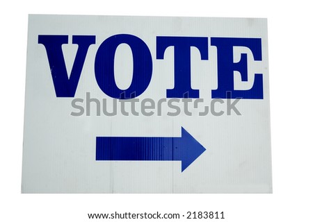 vote sign