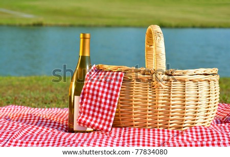 picnic basket blanket