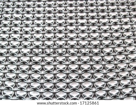 Chain Mail Texture over White