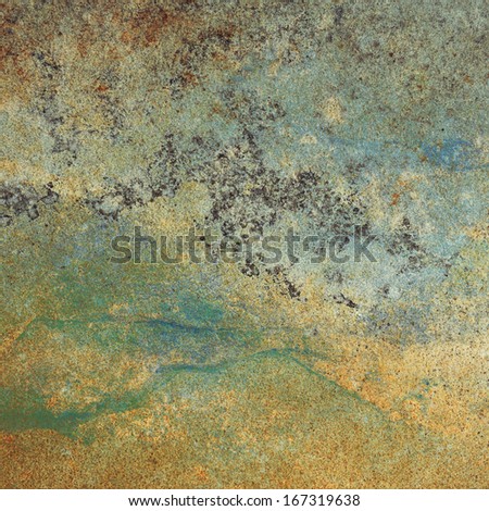 Sandstone background with color stain