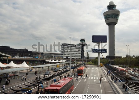 Schiphol Airport Amsterdam. stock photo : schiphol Airport