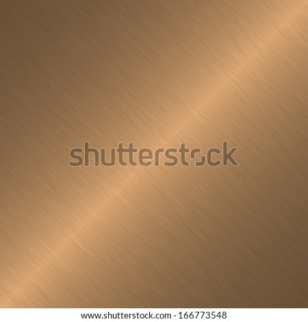 Copper surface with linear gradient