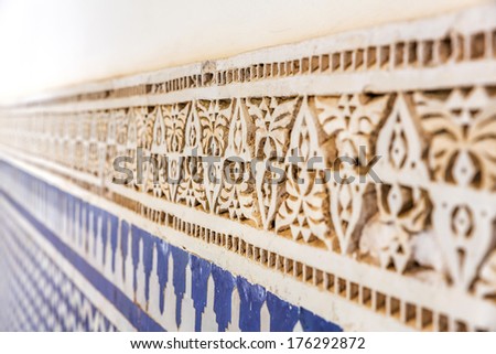 Oriental architecture detail, Morocco