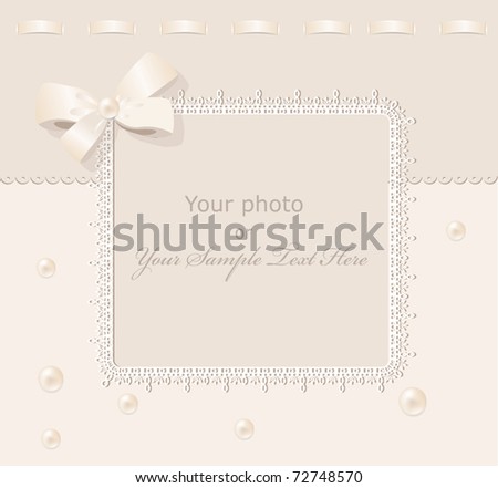lace wedding invitation lilac