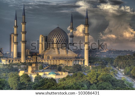 The Blue Mosque, Shah Alam, Kuala Lumpur