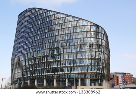 MANCHESTER, UK - MARCH 25: The nearly completed headquarters of the new Ã?Â£100m Co-operative head office, 25 March 2013. The NOMA scheme is an Ã?Â£800m project to regenerate the Manchester City Centre.