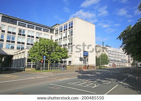 LEEDS, UK - June 2014: Leeds University, West Yorkshire, England, UK, 21 June 2014. The University of Leeds is a British Redbrick university and a member of the Russell Group