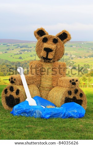 Teddy Bear. Norland Scarecrow Festival, 2nd- 5th September. Situated ...