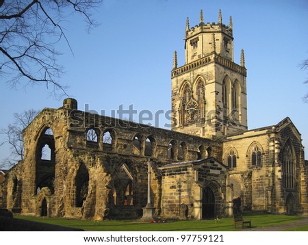 All Saint\'s Church, Pontefract, Yorkshire, UK