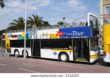 France. Nice. The excursion bus.