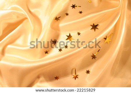 New year holiday gold silk background