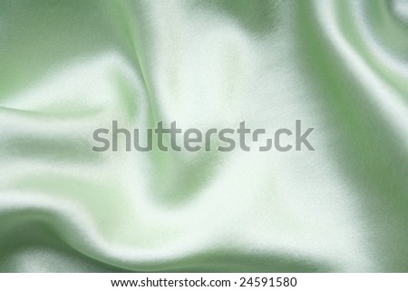 Smooth elegant green silk can use as background