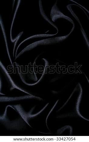Smooth elegant black silk can use as background