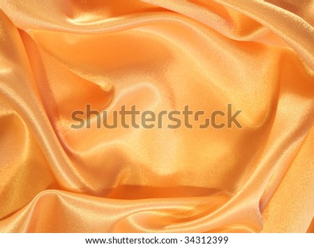 Smooth elegant gold silk can use as background