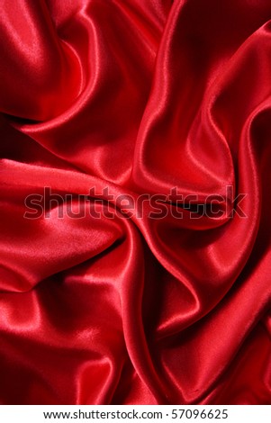 Smooth elegant red silk can use as background Smooth elegant red silk can use as background