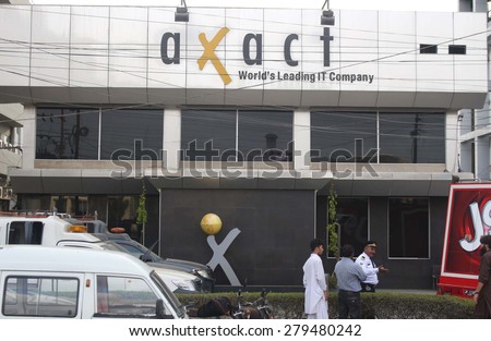 KARACHI, PAKISTAN - MAY 19: Federal Investigation Agency raided the office of the \
software company Axact on May 19, 2015. Around 45 employees \
arrested during FIA Raid in Karachi.