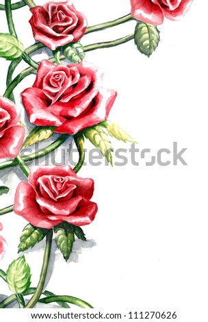 climbing roses clipart images