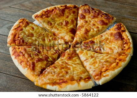 Macro shot of a pizza at a picnic
