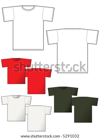 blank shirt outline. T+shirt+outline+back