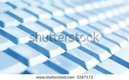 Computer keyboard close-up. See also different colour versions!