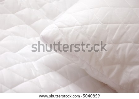 Soft white pillows
