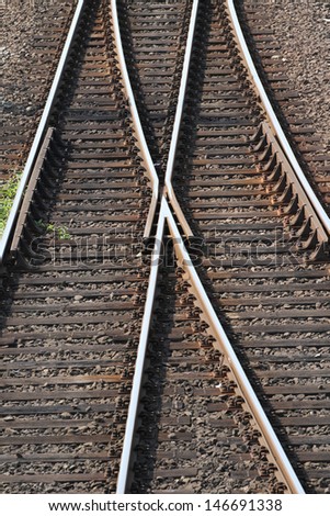 rails with a switch
