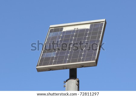 photovoltaic for a ticket machine