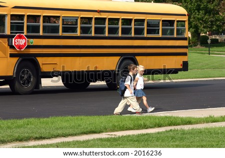 Children Coming Home From School