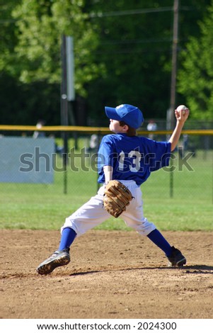 Boy Pitching