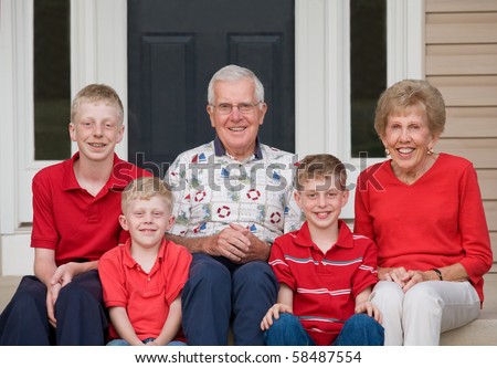 Grandparents with Their Grandchildren