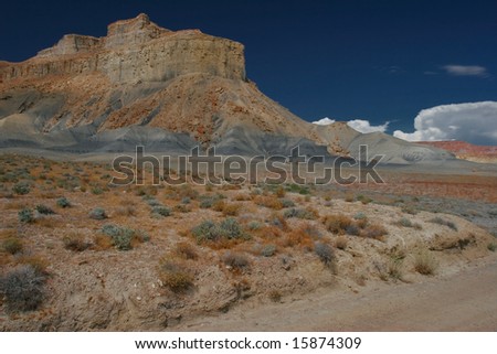 Remote mountain in deserted area of Arizona, USA.
