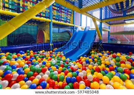 A modern children playground indoor