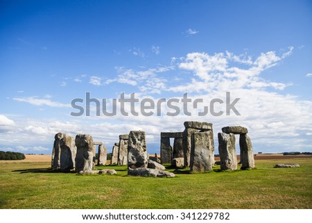 Historical monument Stonehenge in England, UK