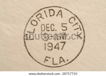 florida city old stamp