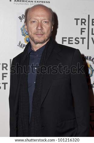 NEW YORK - APRIL 28: Paul Haggis attends \'Marvel\'s The Avengers\' Premiere during the 2012 Tribeca Film Festival at the Borough of Manhattan Community College on April 28, 2012 in New York City