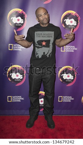 NEW YORK - APRIL 09: Darryl DMC McDaniels attends party for The National Geographic Channel  \