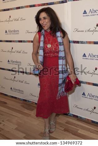 NEW YORK - APRIL 08: Lori Levan attends charity fashion show From Scotland With Love at Stage 48 on April 8 in New York City