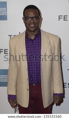NEW YORK - APRIL 17: Thomas Allen Harris attends \'Mistaken For Strangers\' Opening Night Premiere during the 2013 Tribeca Film Festival at BMCC on April 17, 2013 in New York City