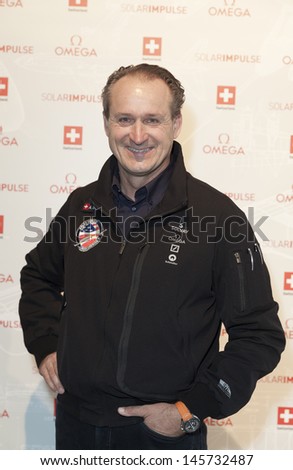 NEW YORK - JULY 10: Andre Borschberg attends dinner to celebrate Solar Impulse plane arrival in NYC at Center 548 on July 10, 2013 in New York City.