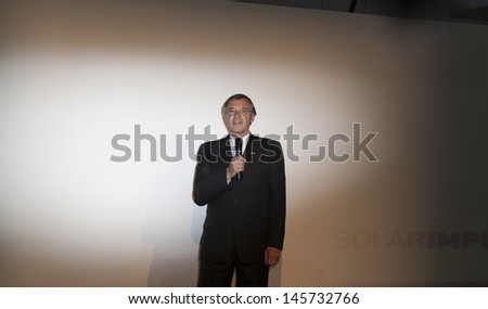 NEW YORK - JULY 10: Francois Barras attends dinner to celebrate Solar Impulse plane arrival in NYC at Center 548 on July 10, 2013 in New York City.